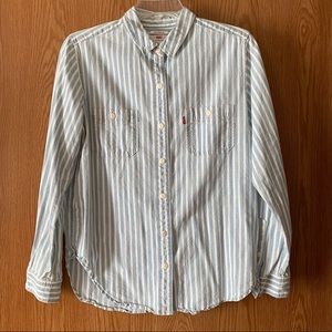 Levi's Pinstripe Button Down